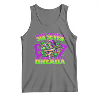 Mardi Gras Six Seven Breaux Tank Top Funny Mardigator Alligator 6 7 Meme