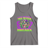 Mardi Gras Six Seven Breaux Tank Top Funny Mardigator Alligator 6 7 Meme