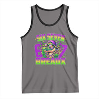 Mardi Gras Six Seven Breaux Tank Top Funny Mardigator Alligator 6 7 Meme