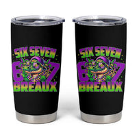 Mardi Gras Six Seven Breaux Tumbler Cup Funny Mardigator Alligator 6 7 Meme