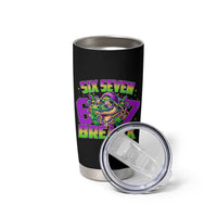 Mardi Gras Six Seven Breaux Tumbler Cup Funny Mardigator Alligator 6 7 Meme