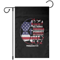 Christian Soccer Garden Flag I Can Do All Things Through Christ Who Strengthens Me