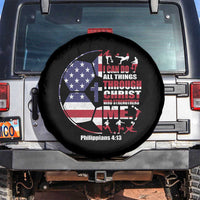 Christian Soccer Spare Tire Cover I Can Do All Things Through Christ Who Strengthens Me