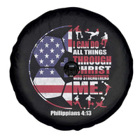 Christian Soccer Spare Tire Cover I Can Do All Things Through Christ Who Strengthens Me
