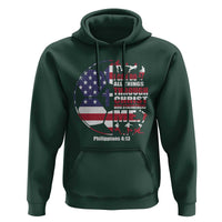 Christian Soccer Hoodie I Can Do All Things Through Christ Who Strengthens Me