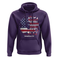 Christian Soccer Hoodie I Can Do All Things Through Christ Who Strengthens Me