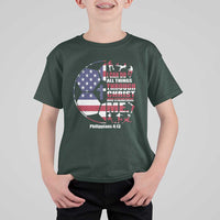 Christian Soccer T Shirt For Kid I Can Do All Things Through Christ Who Strengthens Me
