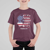 Christian Soccer T Shirt For Kid I Can Do All Things Through Christ Who Strengthens Me