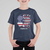 Christian Soccer T Shirt For Kid I Can Do All Things Through Christ Who Strengthens Me