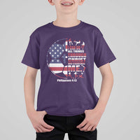 Christian Soccer T Shirt For Kid I Can Do All Things Through Christ Who Strengthens Me