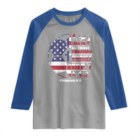 Christian Soccer Raglan Shirt I Can Do All Things Through Christ Who Strengthens Me