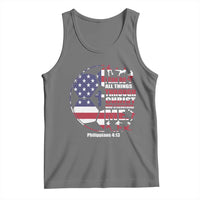Christian Soccer Tank Top I Can Do All Things Through Christ Who Strengthens Me