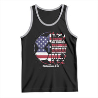 Christian Soccer Tank Top I Can Do All Things Through Christ Who Strengthens Me