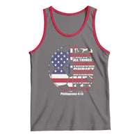 Christian Soccer Tank Top I Can Do All Things Through Christ Who Strengthens Me