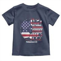 Christian Soccer Toddler T Shirt I Can Do All Things Through Christ Who Strengthens Me