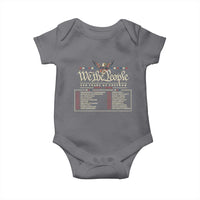 250 Year Timeline 1776 2026 Patriotic Historical Anniversary Baby Onesie