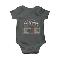 250 Year Timeline 1776 2026 Patriotic Historical Anniversary Baby Onesie