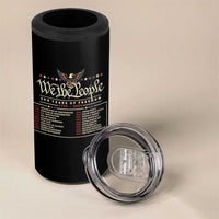 250 Year Timeline 1776 2026 Patriotic Historical Anniversary 4 in 1 Can Cooler Tumbler