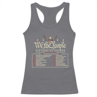 250 Year Timeline 1776 2026 Patriotic Historical Anniversary Racerback Tank Top
