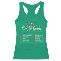 250 Year Timeline 1776 2026 Patriotic Historical Anniversary Racerback Tank Top