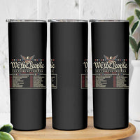 250 Year Timeline 1776 2026 Patriotic Historical Anniversary Skinny Tumbler