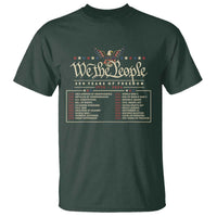 250 Year Timeline 1776 2026 Patriotic Historical Anniversary T Shirt
