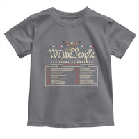 250 Year Timeline 1776 2026 Patriotic Historical Anniversary Toddler T Shirt