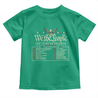 250 Year Timeline 1776 2026 Patriotic Historical Anniversary Toddler T Shirt