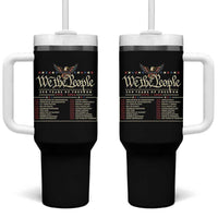 250 Year Timeline 1776 2026 Patriotic Historical Anniversary Tumbler With Handle