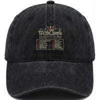 250 Year Timeline 1776 2026 Patriotic Historical Anniversary Washed Cotton Baseball Cap