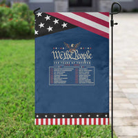 250 Year Timeline 1776 2026 Patriotic Historical Anniversary Garden Flag