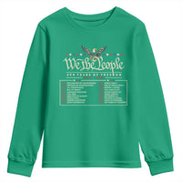 250 Year Timeline 1776 2026 Patriotic Historical Anniversary Youth Sweatshirt
