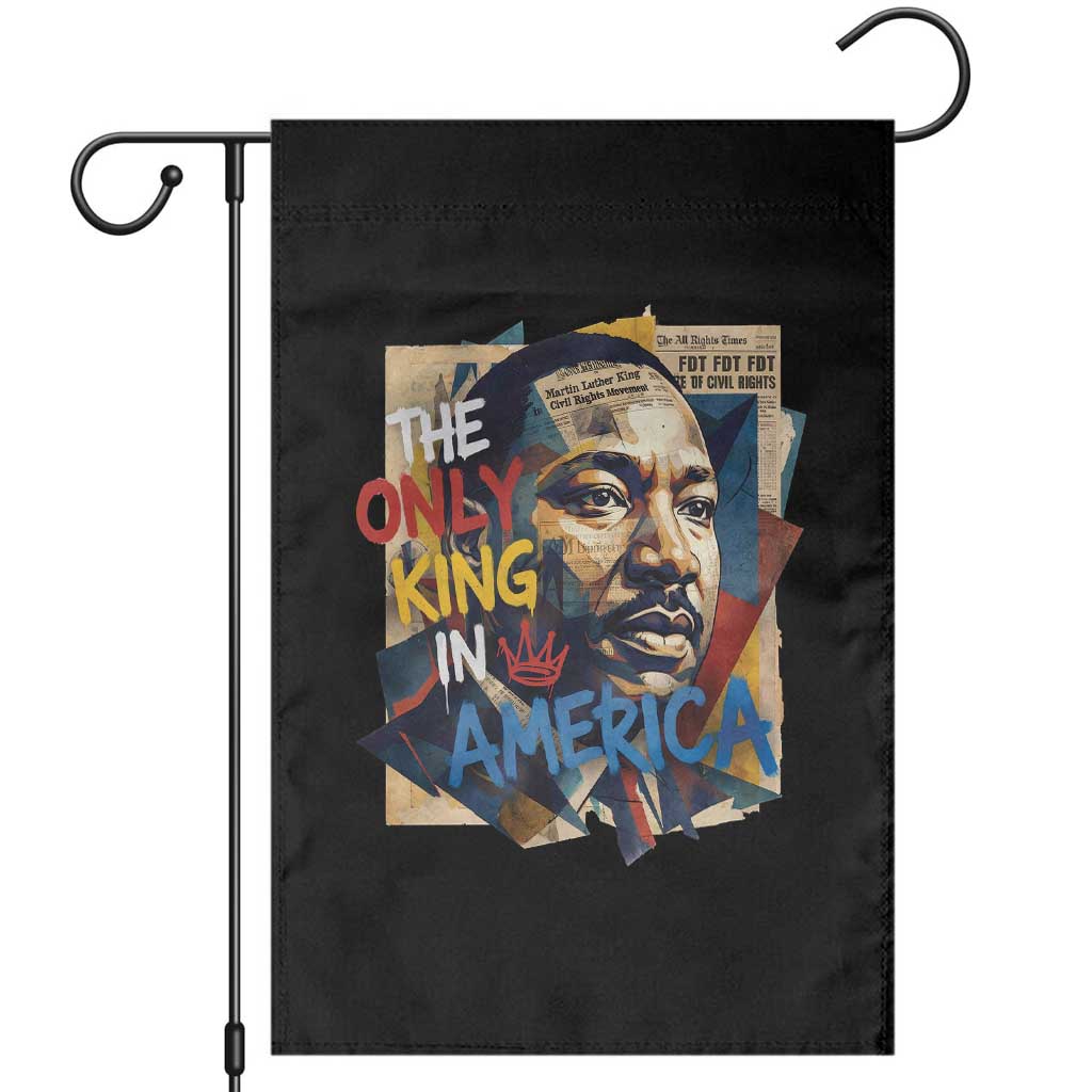 Martin Luther King Garden Flag The Only King In America No Kings Protest