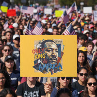 Martin Luther King Protest Sign The Only King In America No Kings Protest