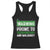Funny Warning Prone To Shenanigans And Malarkey St Patrick's Day Racerback Tank Top