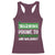Funny Warning Prone To Shenanigans And Malarkey St Patrick's Day Racerback Tank Top