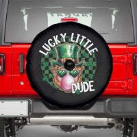 Funny St Patrick's Day Lucky Little Dude Spare Tire Cover Cute Leprechaun Shamrock