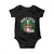 Funny St Patrick's Day Lucky Little Dude Baby Onesie Cute Leprechaun Shamrock