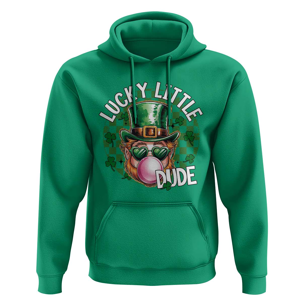 Funny St Patrick's Day Lucky Little Dude Hoodie Cute Leprechaun Shamrock