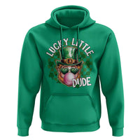 Funny St Patrick's Day Lucky Little Dude Hoodie Cute Leprechaun Shamrock