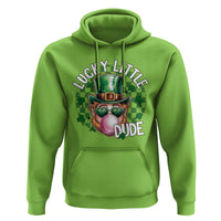 Funny St Patrick's Day Lucky Little Dude Hoodie Cute Leprechaun Shamrock