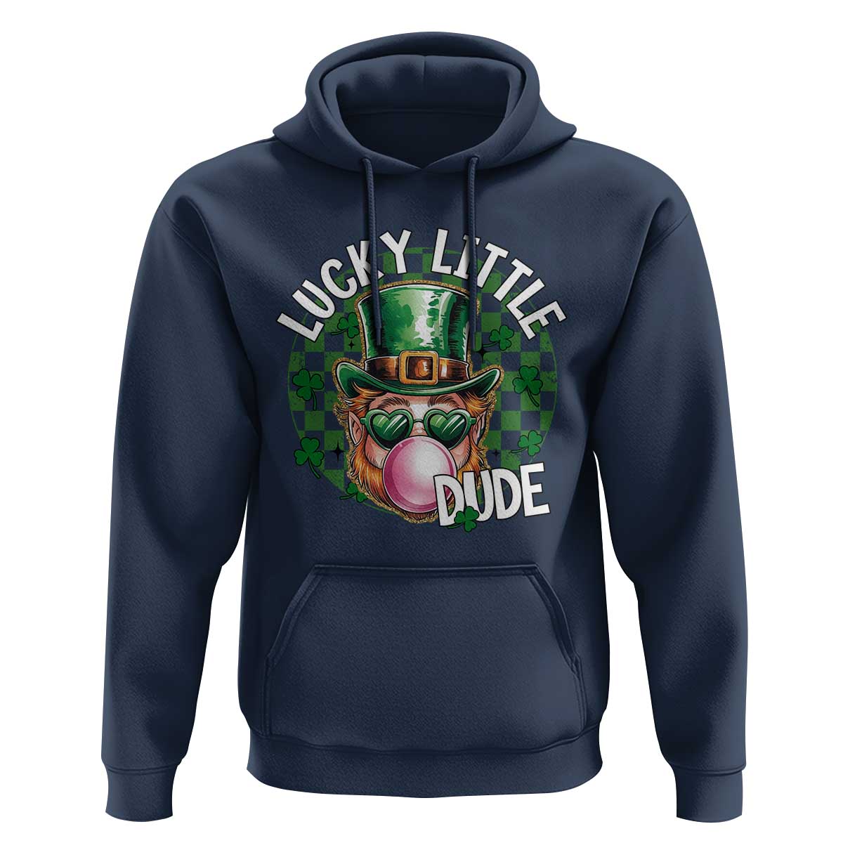 Funny St Patrick's Day Lucky Little Dude Hoodie Cute Leprechaun Shamrock