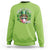 Funny St Patrick's Day Lucky Little Dude Sweatshirt Cute Leprechaun Shamrock