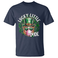 Funny St Patrick's Day Lucky Little Dude T Shirt Cute Leprechaun Shamrock