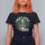 Funny St Patrick's Day Lucky Little Dude T Shirt For Women Cute Leprechaun Shamrock