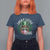 Funny St Patrick's Day Lucky Little Dude T Shirt For Women Cute Leprechaun Shamrock