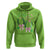 Funny St Patrick's Day Coquette Hoodie Lucky Girl Horseshoe Pink Bow