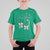 Funny St Patrick's Day Coquette T Shirt For Kid Lucky Girl Horseshoe Pink Bow