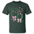 Funny St Patrick's Day Coquette T Shirt Lucky Girl Horseshoe Pink Bow