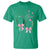 Funny St Patrick's Day Coquette T Shirt Lucky Girl Horseshoe Pink Bow